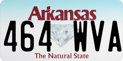 AR license plate 464WVA