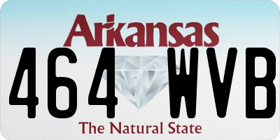 AR license plate 464WVB