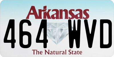 AR license plate 464WVD