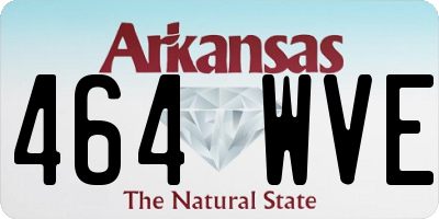 AR license plate 464WVE
