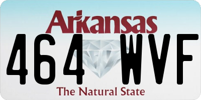 AR license plate 464WVF