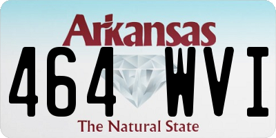 AR license plate 464WVI