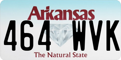 AR license plate 464WVK