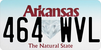 AR license plate 464WVL