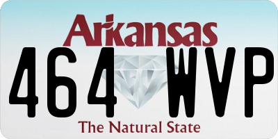 AR license plate 464WVP