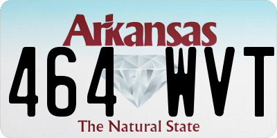 AR license plate 464WVT