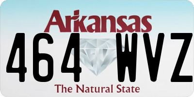 AR license plate 464WVZ