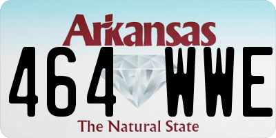 AR license plate 464WWE