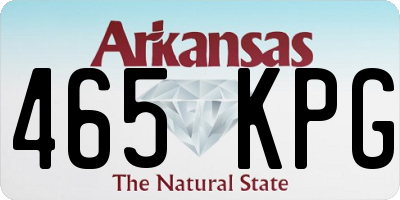 AR license plate 465KPG