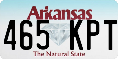 AR license plate 465KPT