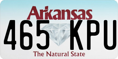 AR license plate 465KPU