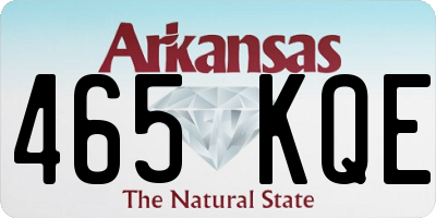 AR license plate 465KQE