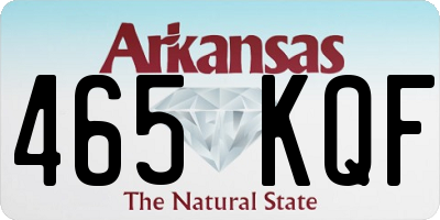AR license plate 465KQF