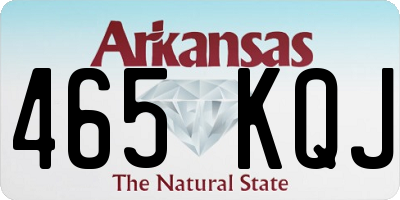 AR license plate 465KQJ