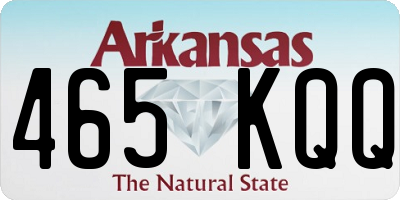 AR license plate 465KQQ