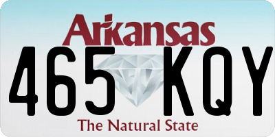 AR license plate 465KQY