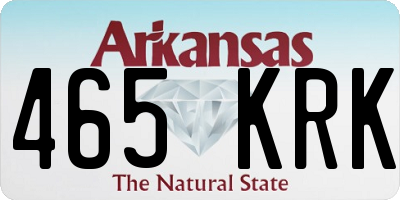 AR license plate 465KRK