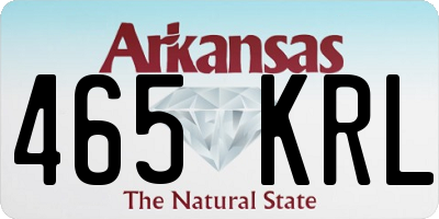 AR license plate 465KRL