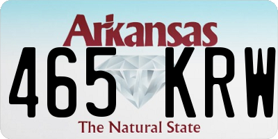 AR license plate 465KRW