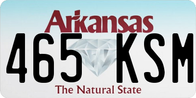 AR license plate 465KSM