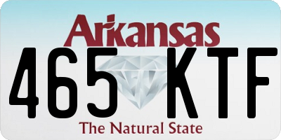 AR license plate 465KTF