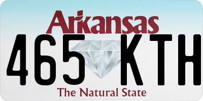 AR license plate 465KTH