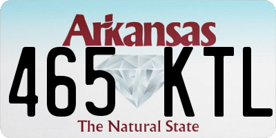AR license plate 465KTL
