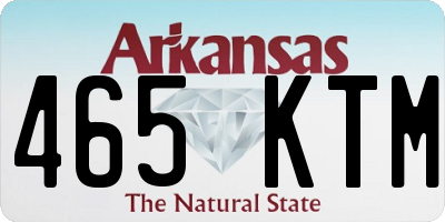 AR license plate 465KTM