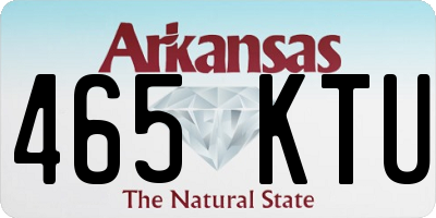 AR license plate 465KTU