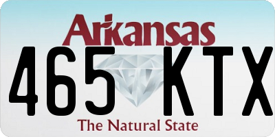 AR license plate 465KTX