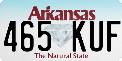 AR license plate 465KUF