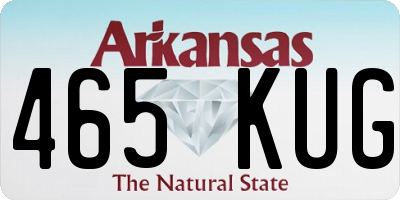 AR license plate 465KUG