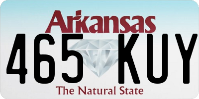 AR license plate 465KUY