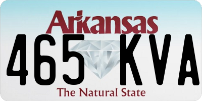 AR license plate 465KVA