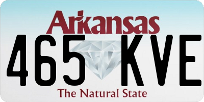 AR license plate 465KVE