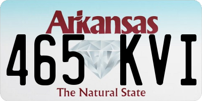 AR license plate 465KVI