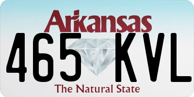 AR license plate 465KVL