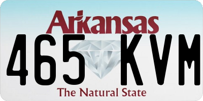 AR license plate 465KVM