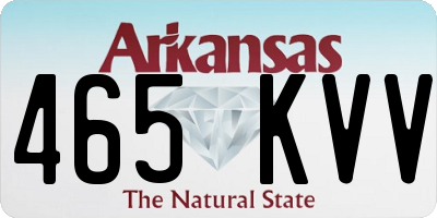 AR license plate 465KVV