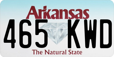 AR license plate 465KWD