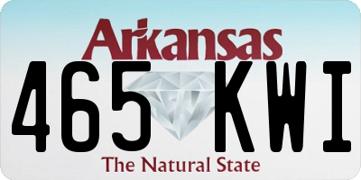 AR license plate 465KWI