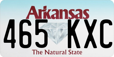 AR license plate 465KXC