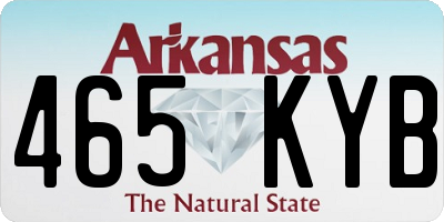 AR license plate 465KYB