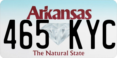 AR license plate 465KYC