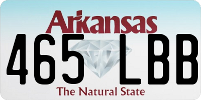 AR license plate 465LBB
