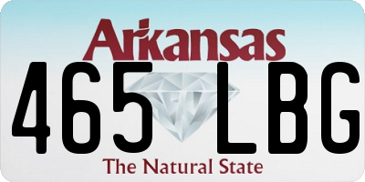 AR license plate 465LBG