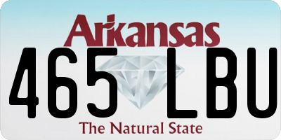 AR license plate 465LBU
