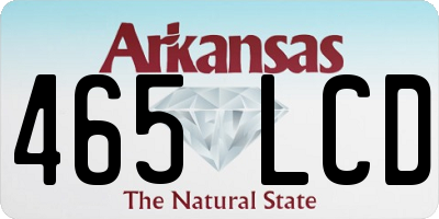 AR license plate 465LCD