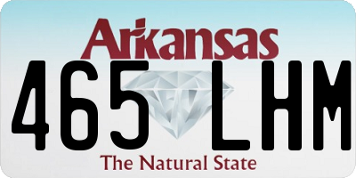 AR license plate 465LHM