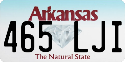 AR license plate 465LJI
